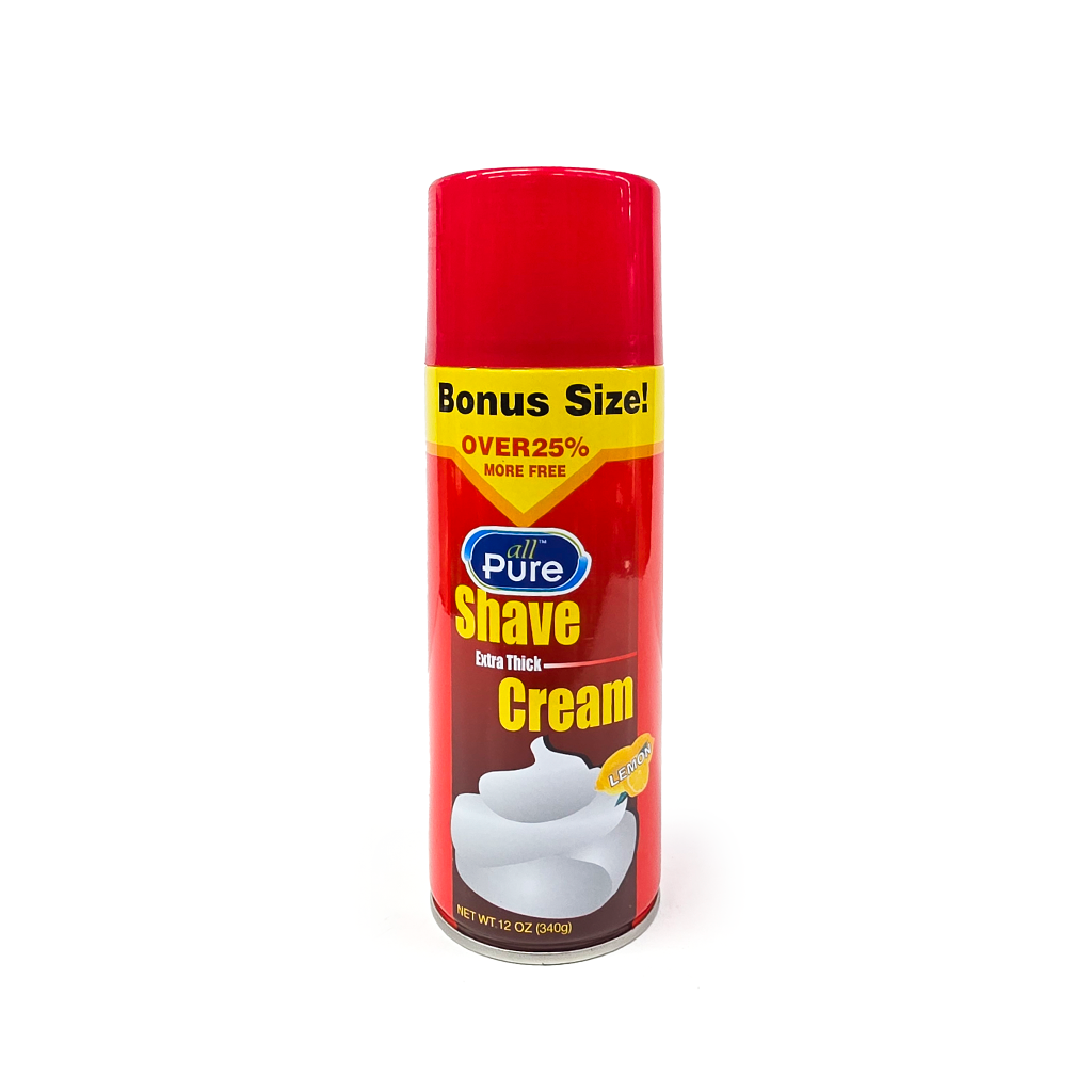 ALL PURE CREMA P/AFEITAR 12 OZ