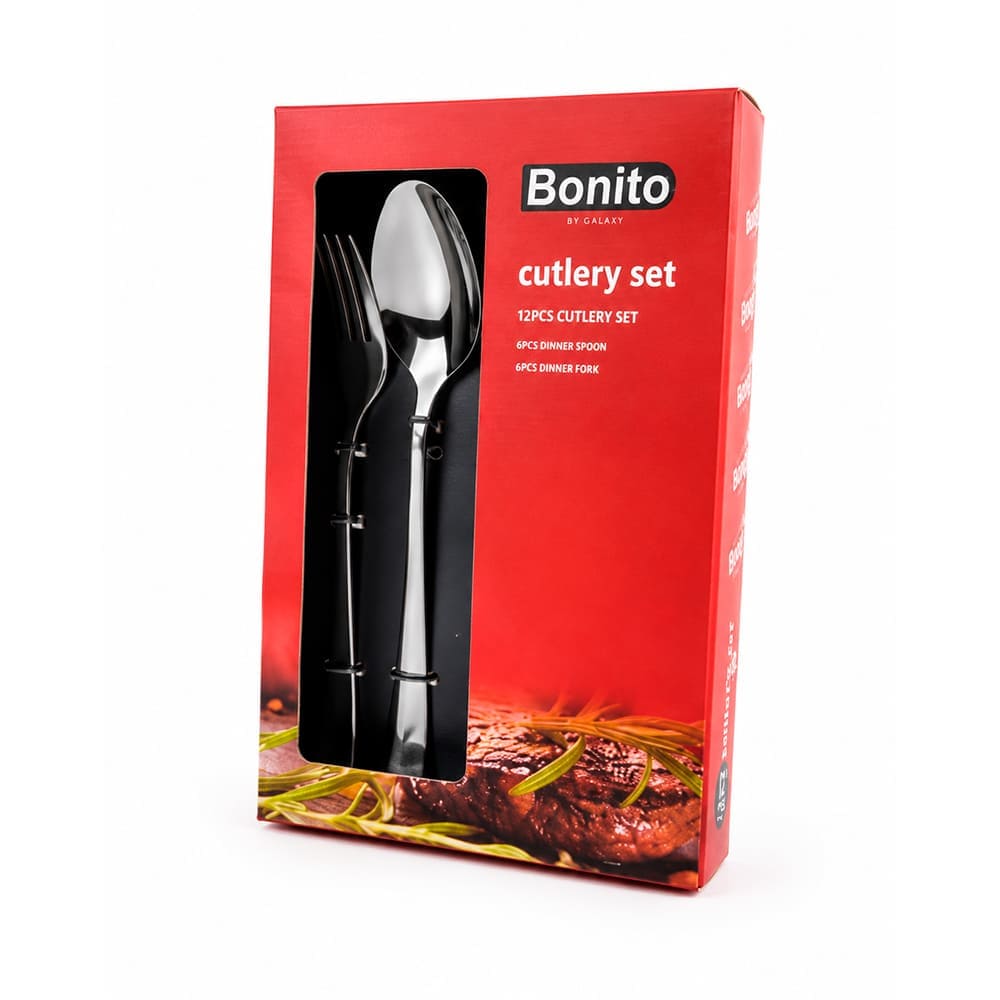 BONITO JUEGO D/CUBIERTOS 12 PC