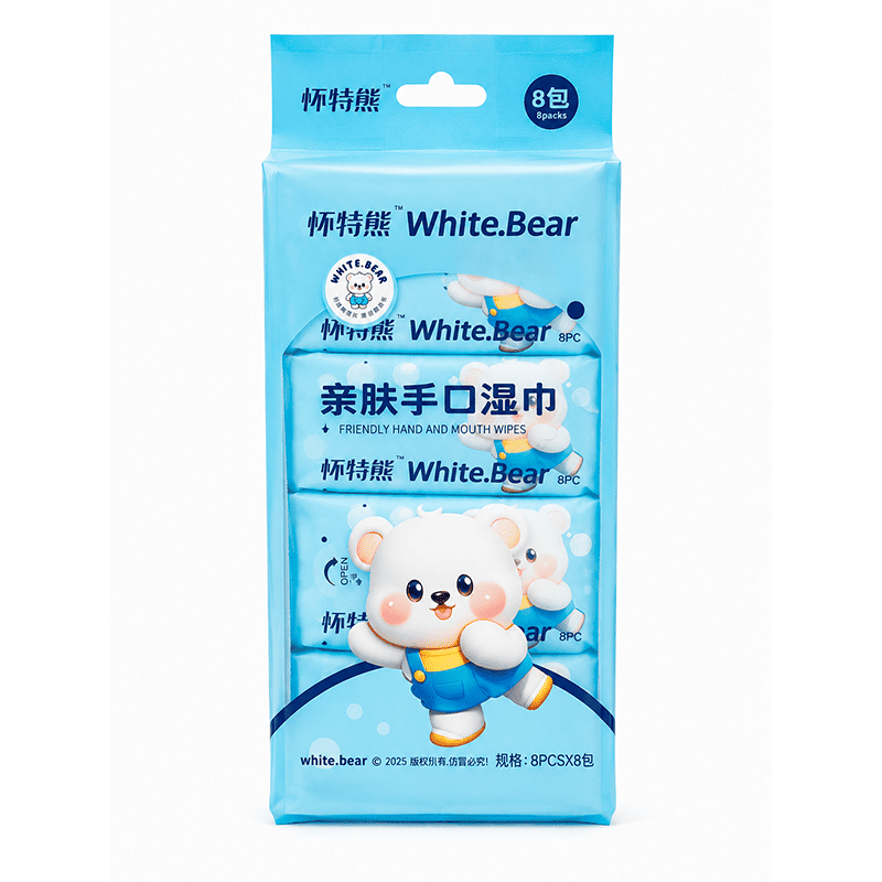 WHITE BEAR TOALLAS HUMEDAS POR