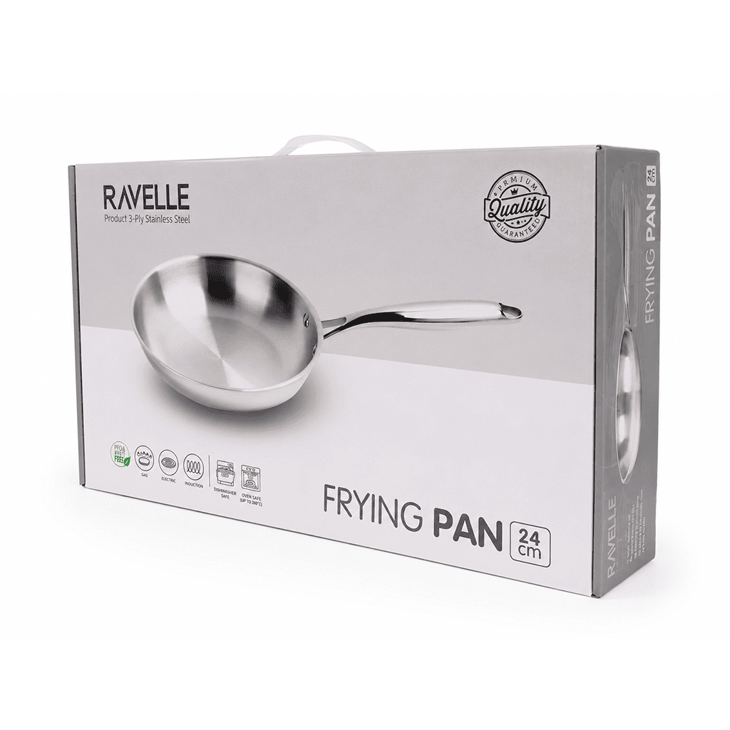 RAVELLE FREIDERA INOXIDABLE 24