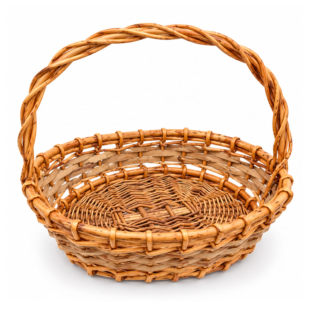 CESTA D/MIMBRE P/PICNIC GRANDE