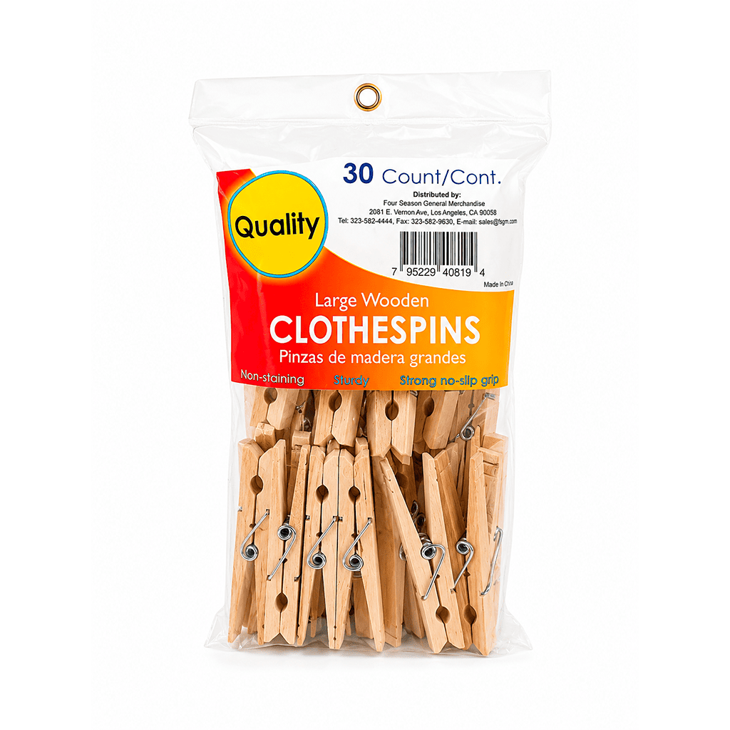 QUALITY GANCHOS D/MADERA P/TEN
