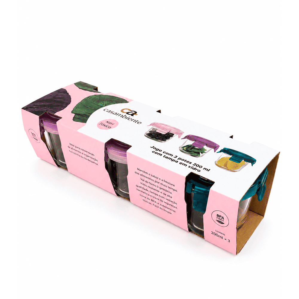 JUEGO D/3 MINI RECIPIENTES D/V