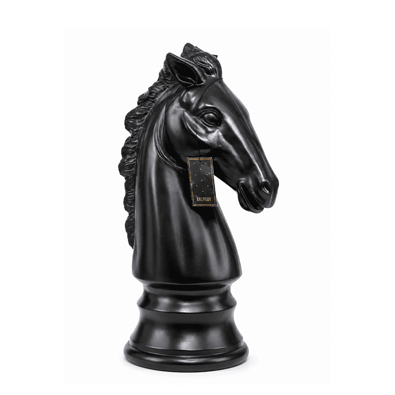 CABALLO D/AJEDREZ NEGRO FIG. D