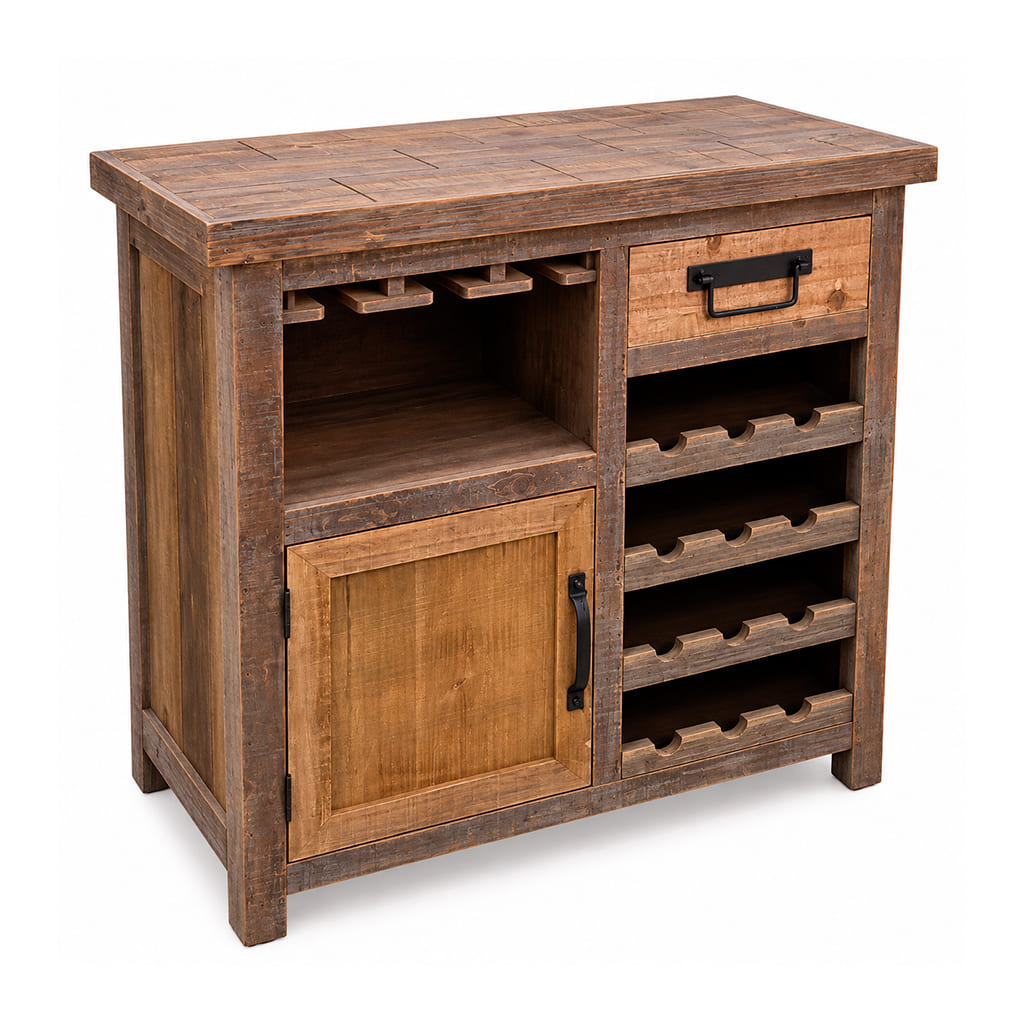 MUEBLE BAR D/MADERA RUSTICA