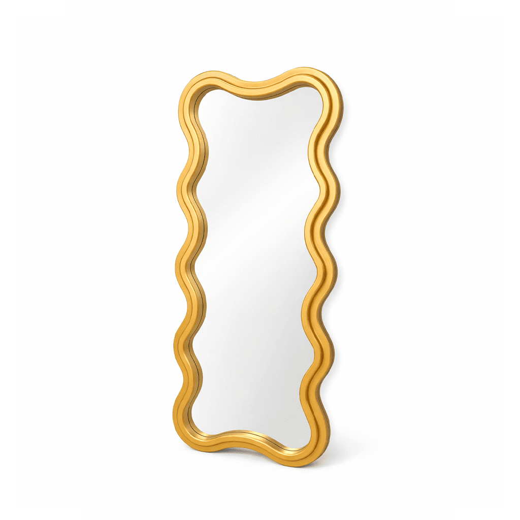 ESPEJO DISEÑO IRREGULAR DECORATIVO