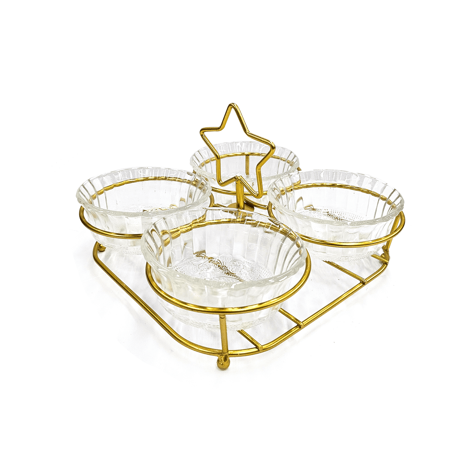 FLANEK SET BOWL DE VIDRIO 4 SECCIONES