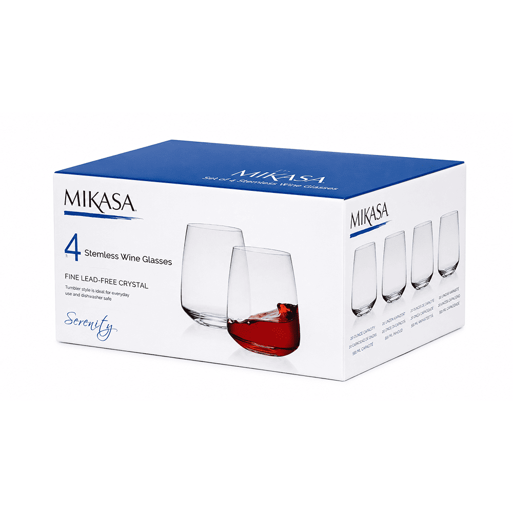 MIKASA VASOS D/VIDRIO 4 PCS