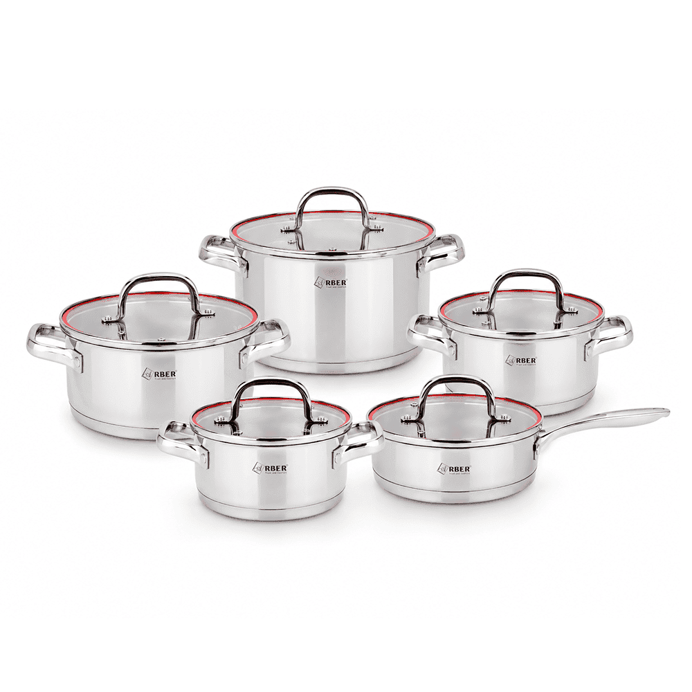 ARBER JUEGO D/OLLAS 5 PCS D/AC