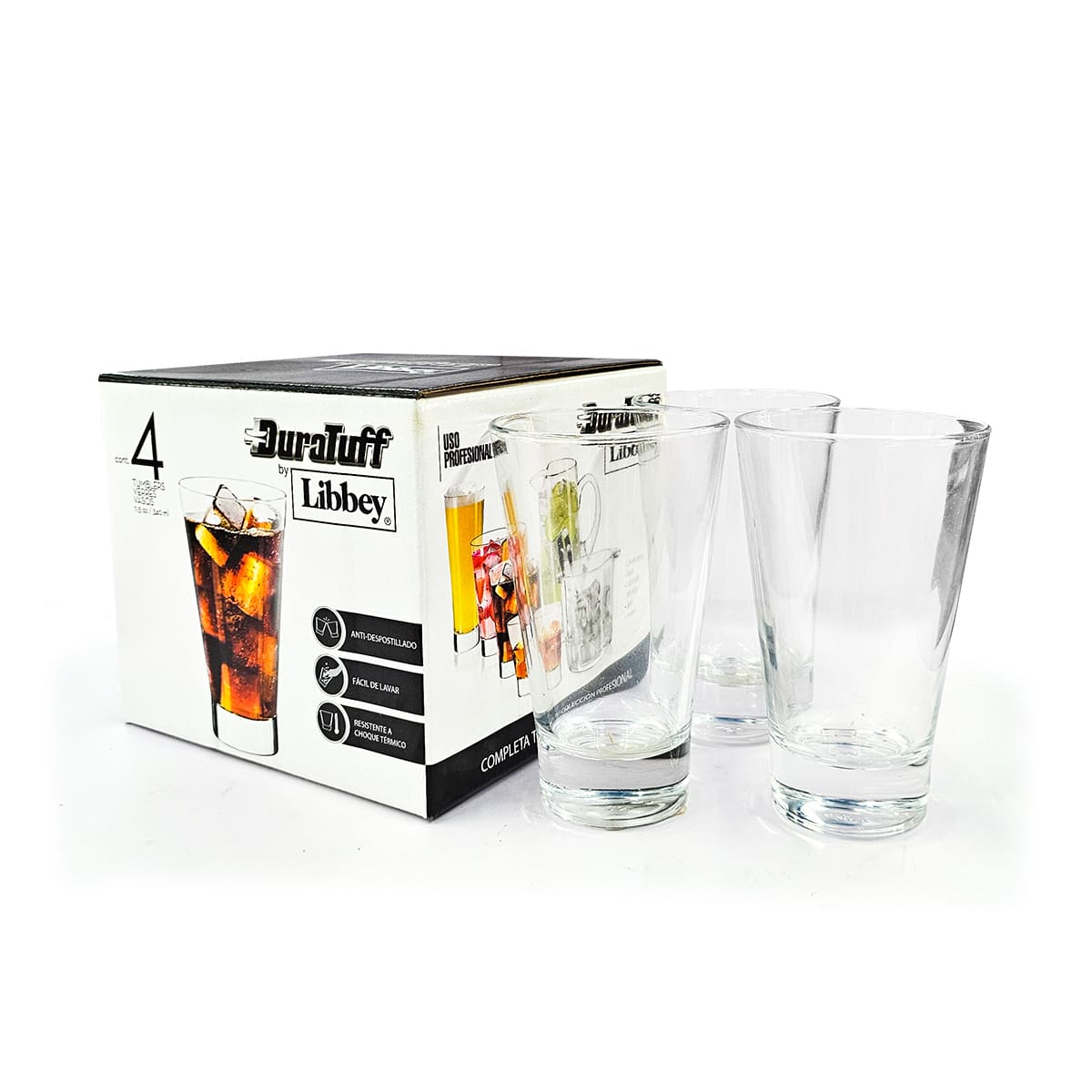 SET DE VASOS DE VIDRIO